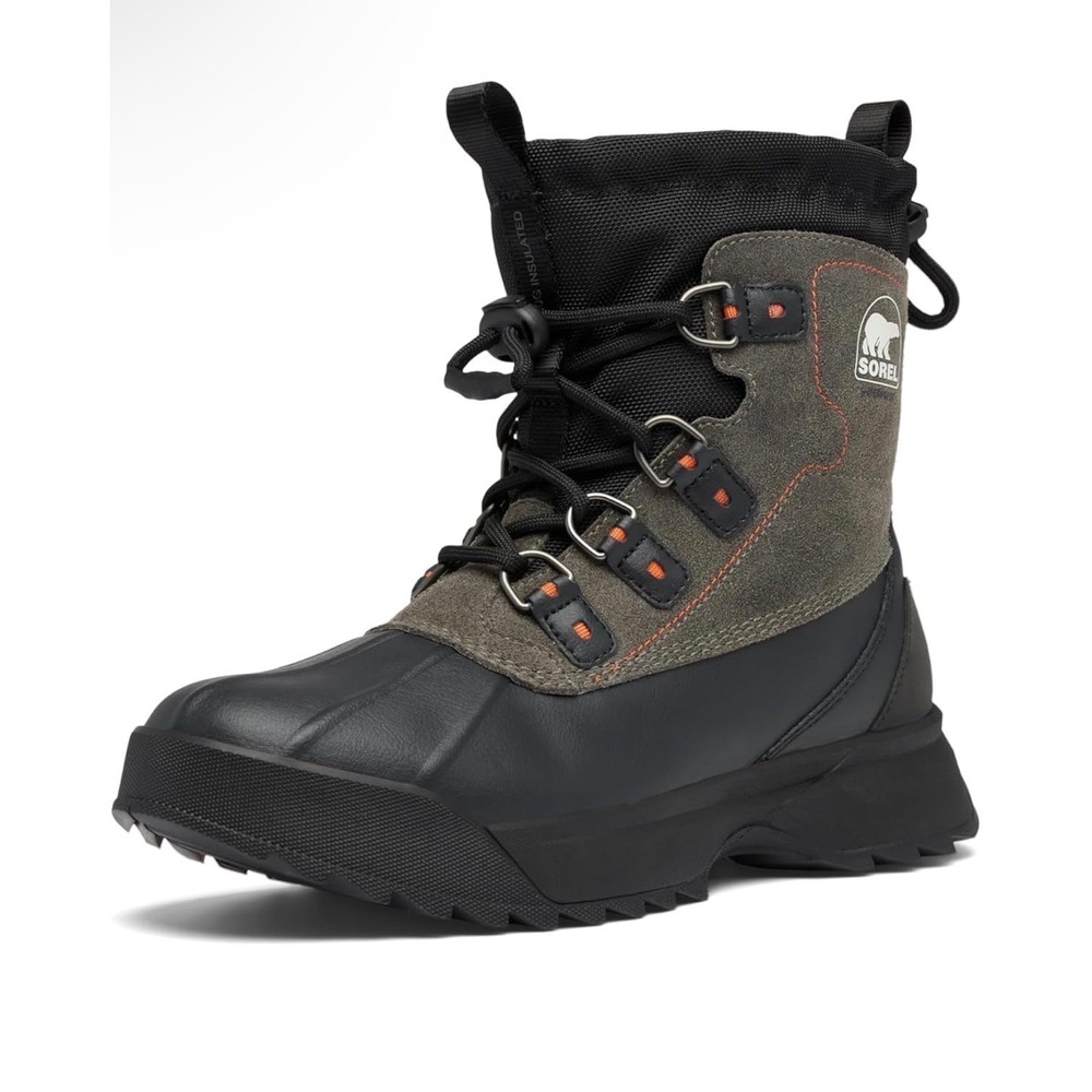 Sorel Scout 87 XT WP Mens 10 Black Quarry Waterproof Insulated Winter Boots New
